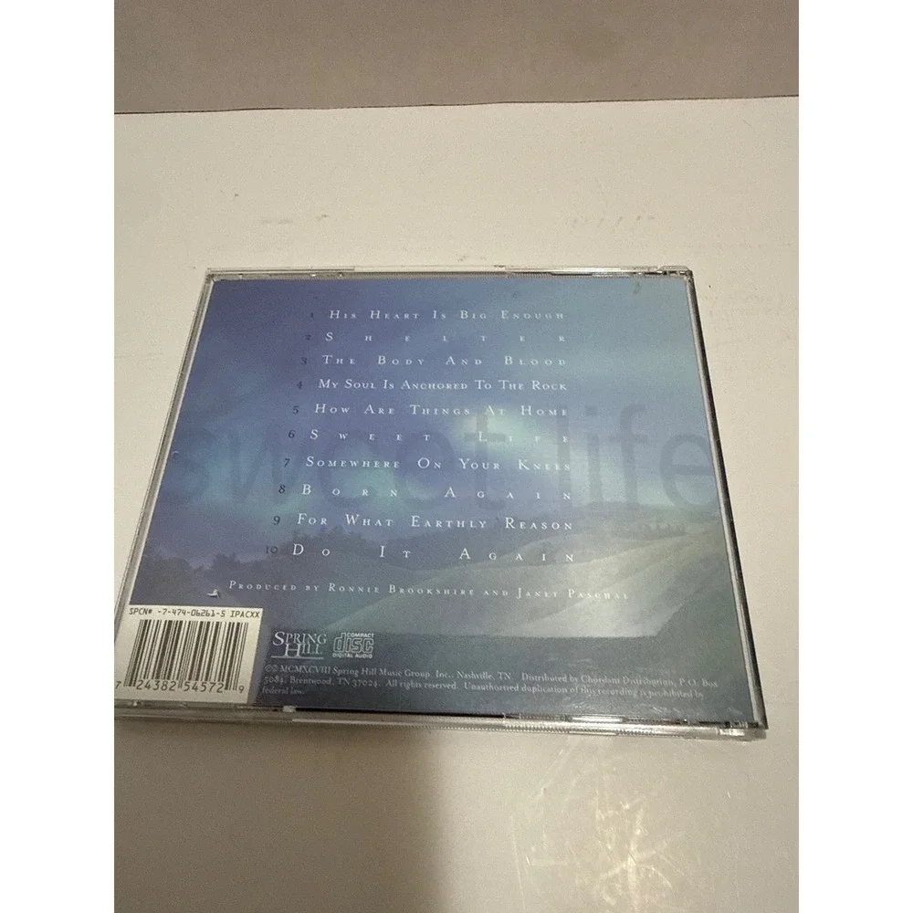 Janet Paschal Sweet Life CD Autographed Signed Southern Gospel 1998 Spring Hill - Picture 4 of 4